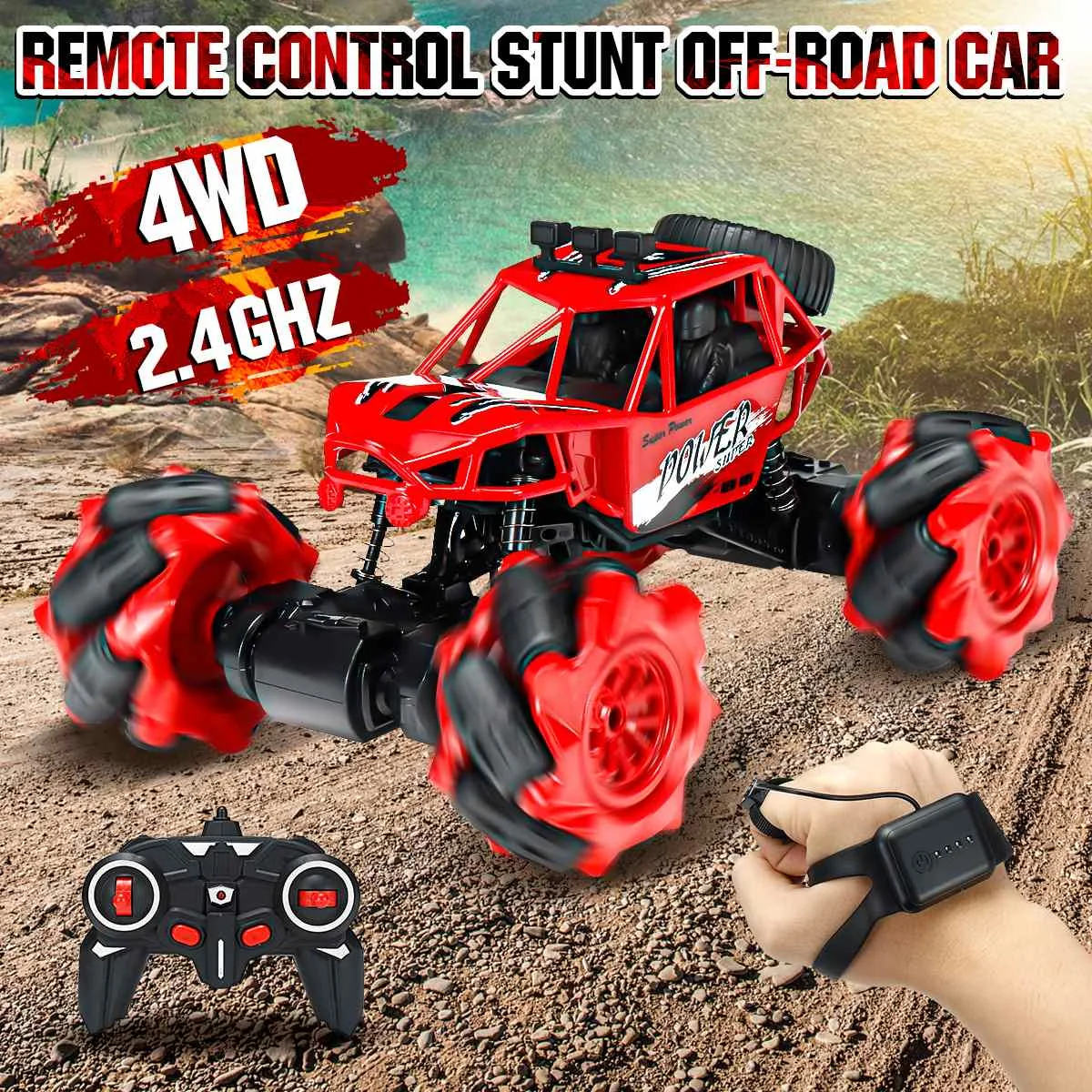 

Радиоуправляемый автомобиль 4WD, 2,4 ГГц, с пультом ДУ