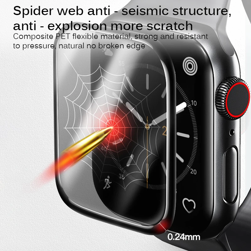 Защитная Гидрогелевая пленка для Apple Watch 5 4 3 2 1 40 мм 44 38 42 м|Смарт-аксессуары| |