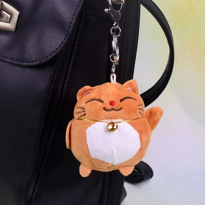 Плюшевые игрушечные брелки в виде пингвина милый кот овечка альпака животные из