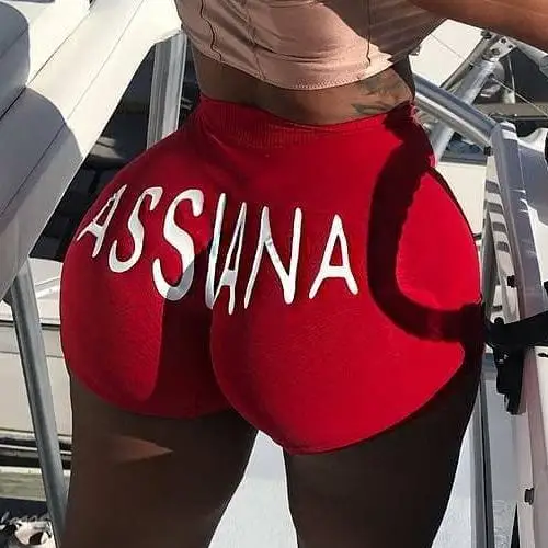 Женские шорты с принтом летние повседневные спортивные байкерские эластичной