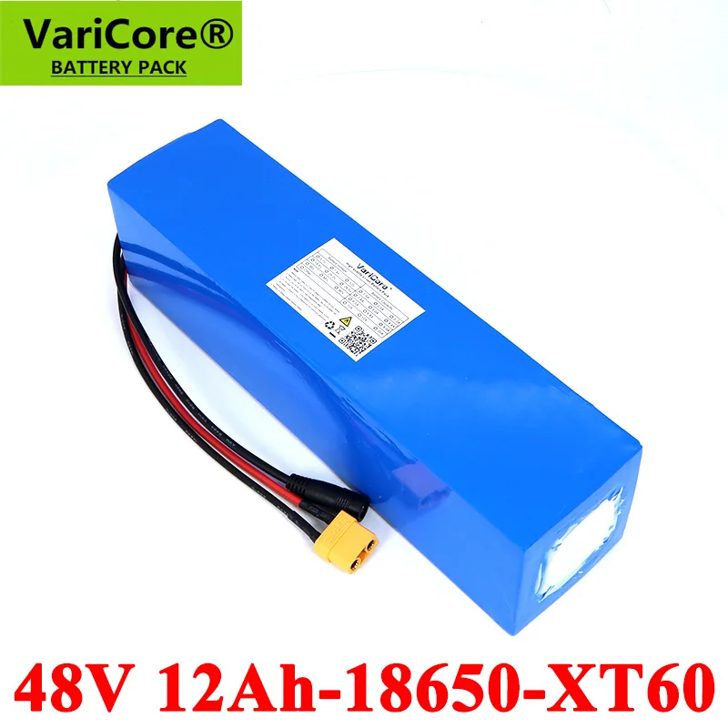 Литий-ионный аккумулятор VariCore для электровелосипеда 48 В 12 Ач 18650 1000 Вт вилка XT60/T с