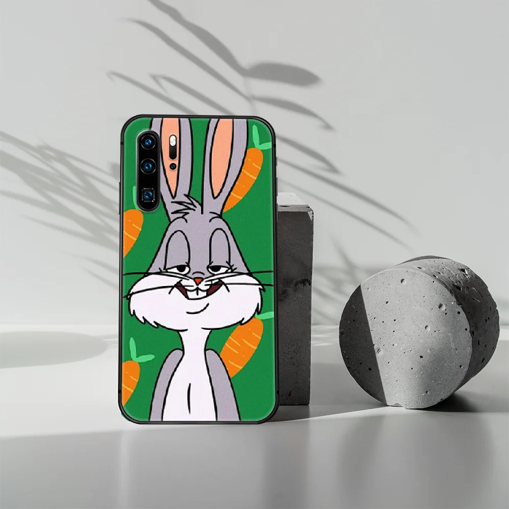 

Cartoon Cute Bugs Bunny Phone Case For Huawei P Mate 10 20 30 40 Lite Pro smart Z 2019 nova 5t black Cell Soft Bumper Luxury