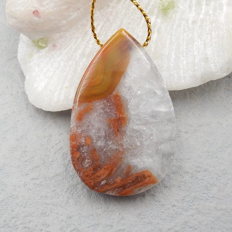 Подвеска из натурального красного агата модная подвеска бисера Подвески для