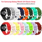 Ремешок силиконовый для Samsung Galaxy Watch 4 classic 42 мм 46 мм, спортивный браслет для смарт-часов Galaxy Watch 4 44 мм 40 мм