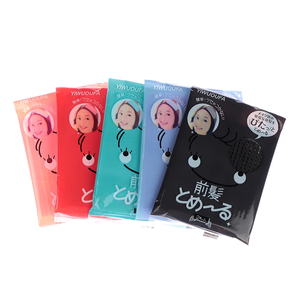 2 искусственных челки фиксированная Передняя заколка для волос женская мужская