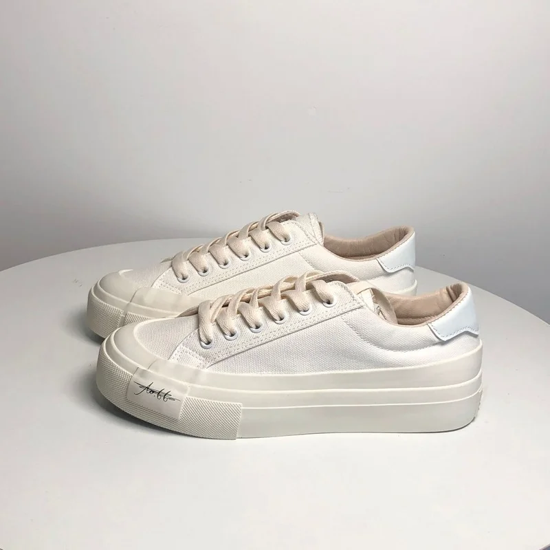 Classics Style Canvas Shoes Women Fashion Sneakers Woman Platform Shoes Ladies Casual Loafers New Flats High Quality Promotion