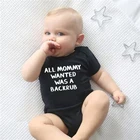 Одежда для новорожденных хлопковые комбинезоны для маленьких мальчиков и девочек с короткими рукавами, унисекс, для малышей, все, что нужно для мамы, это одежда с принтом в стиле ретро для детей 0-24 месяцев