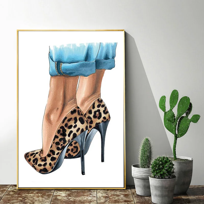 Туфли на высоких каблуках для девочек алмазная вышивка сделай сам крестиком