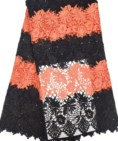 Африканская молочная кружевная ткань 2019 высокого качества гипюр шнур камни