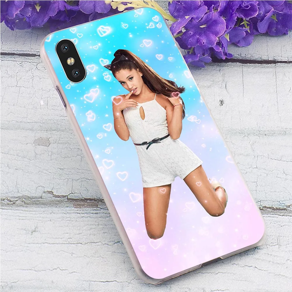 Чехол для телефона с рисунком Ariana Grande чехол для iPhone 6 5 5S SE 6 S/6 6S Plus 7 8/7 8 Plus X XS XR Xs Max, Жесткий Чехол