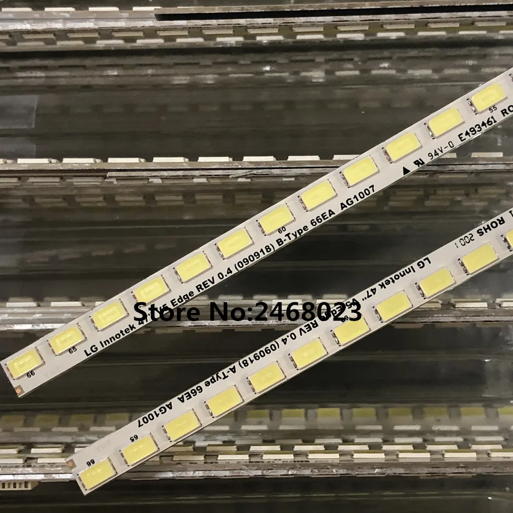 Светодиодная лента для подсветки лампа 66 LG 47 дюймов V5 Edge REV TV 47LE5300 3660L-0349A 3660L-0348A