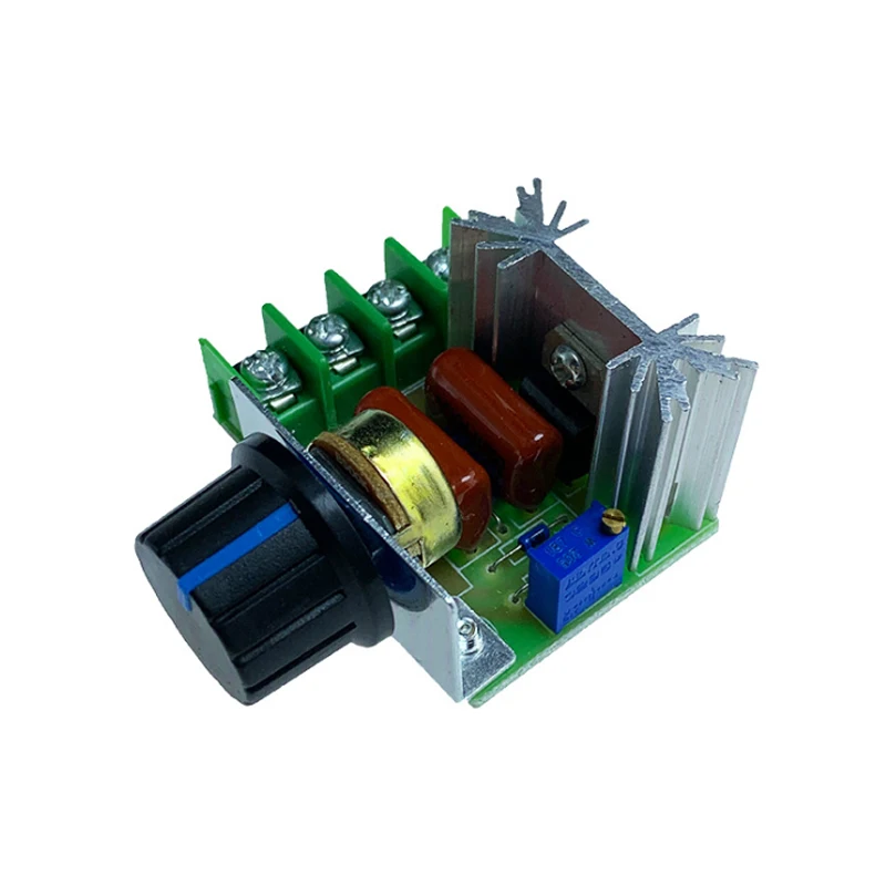 

AC 220V 2000W SCR Voltage Regulator Dimming Dimmers Motor Speed Controller Thermostat Electronic Voltage Regulator Module