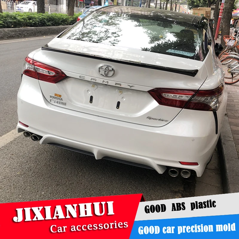 Спойлер для Camry 2018-2019 Toyota dy ABS пластик Материал заднее крыло автомобиля Цвет