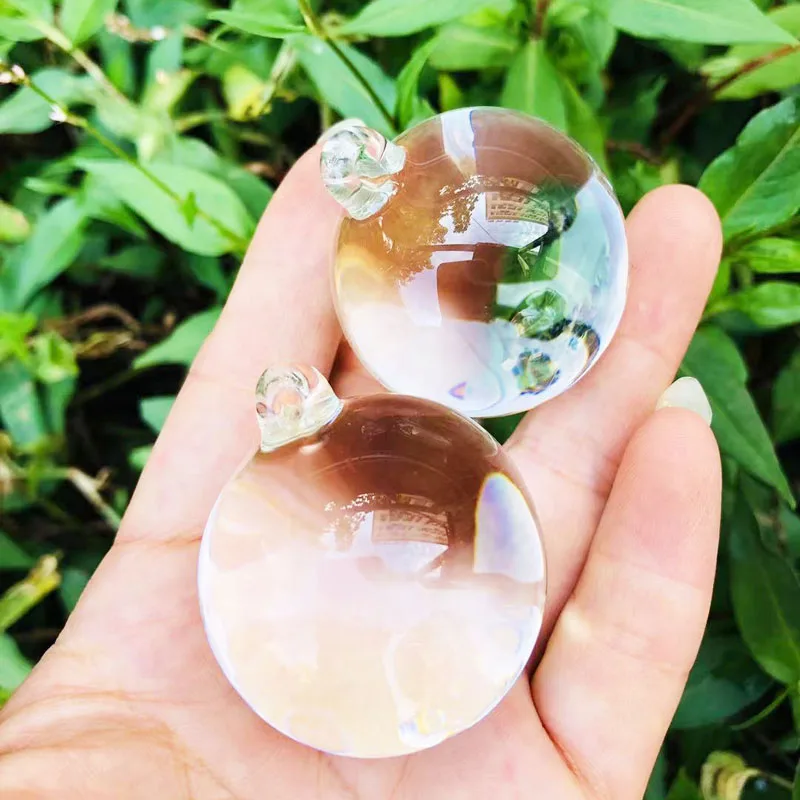 Прозрачный Гладкий хрустальный шар диаметром 40 мм 6 шт. деталь освещения