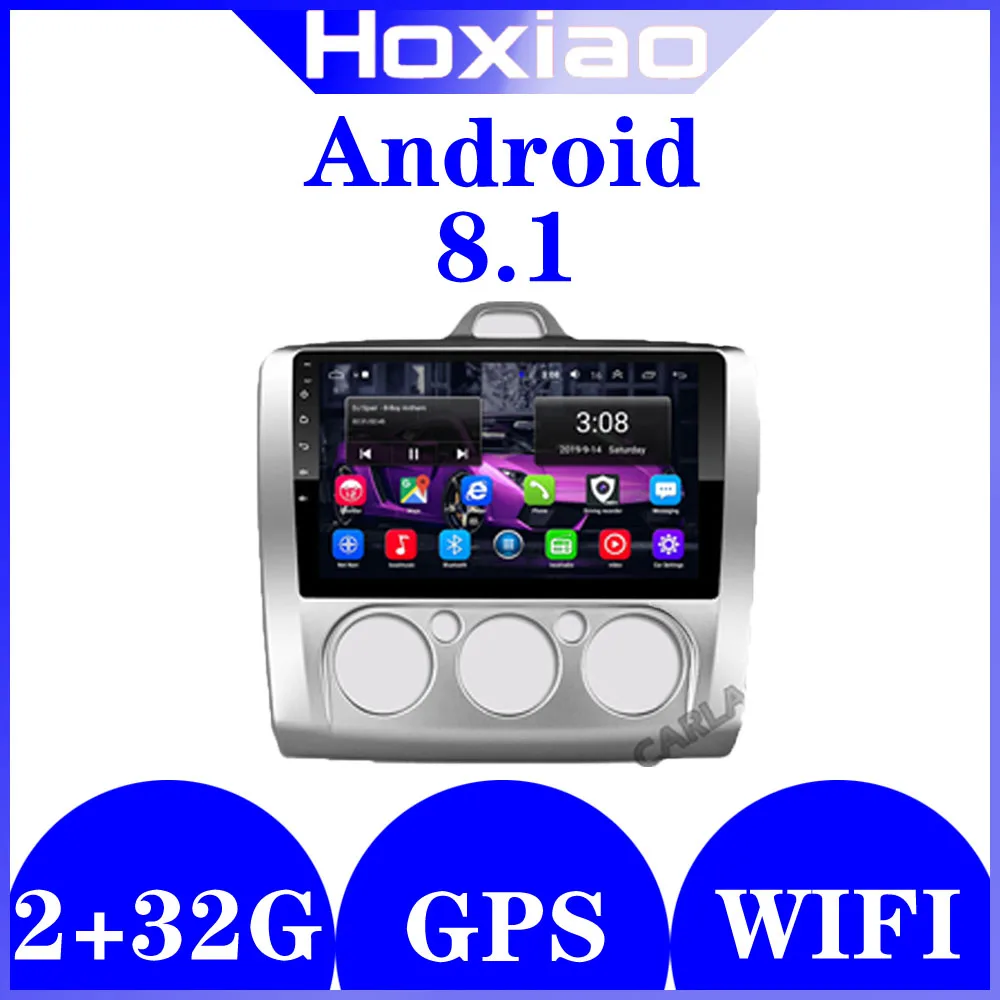 2 DIN 9-дюймовый Android 8 1 GPS навигатор сенсорный экран четырехъядерный автомобильный