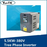 5 5kw 380v universal frequency converter three phase input three phase uutput frequency conversion motor speed controller