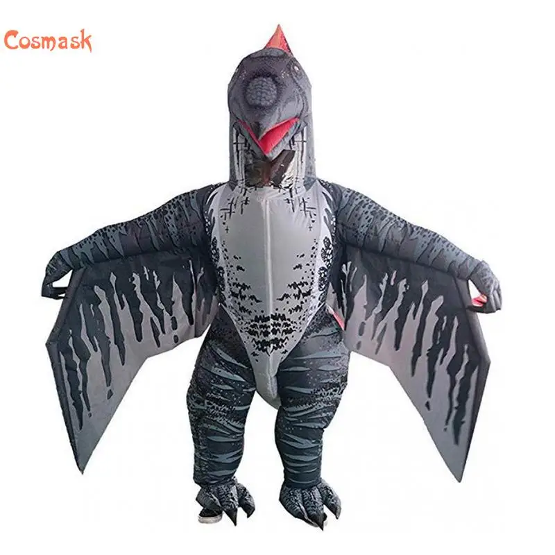 Надувной костюм динозавра T Rex Cosmask роскошный на Хэллоуин реквизит для