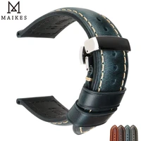maikes fashion unisex calf leather watch strap 18mm 16mm 18mm 20mm 24mm 26mm watch bands for tissot watchband bracelet