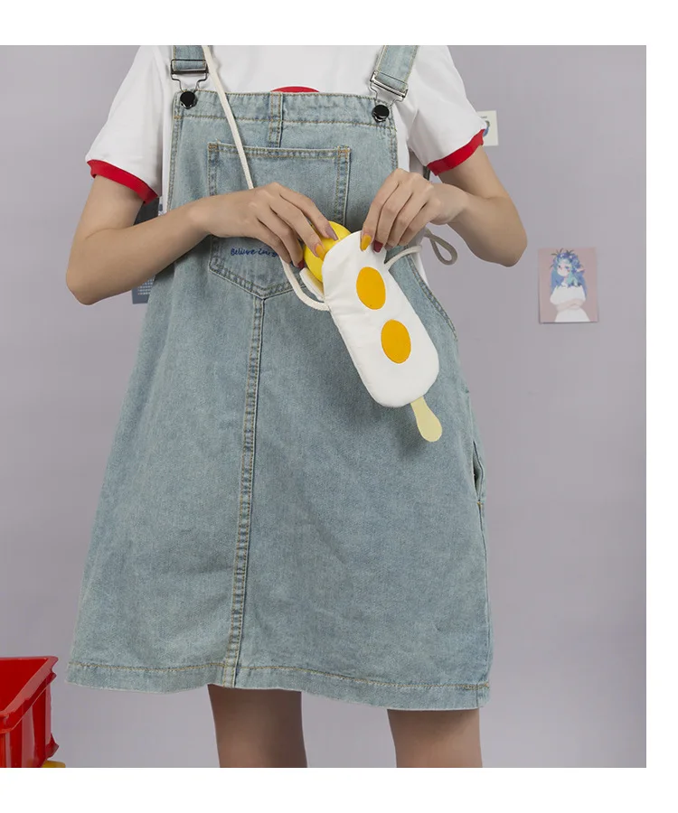 Женская наплечная сумка из плотной ткани Экологичная для покупок хлопка монет в