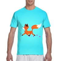 fox printer plus size t shirt funny womenmen casual t shirt costume boysgirls t shirt