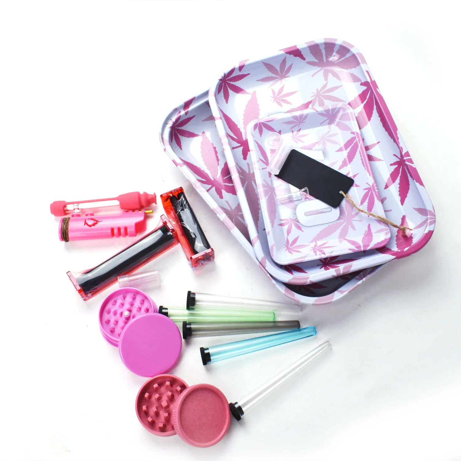 Набор для курения портативный контейнер трав не скатывается легко носить с собой