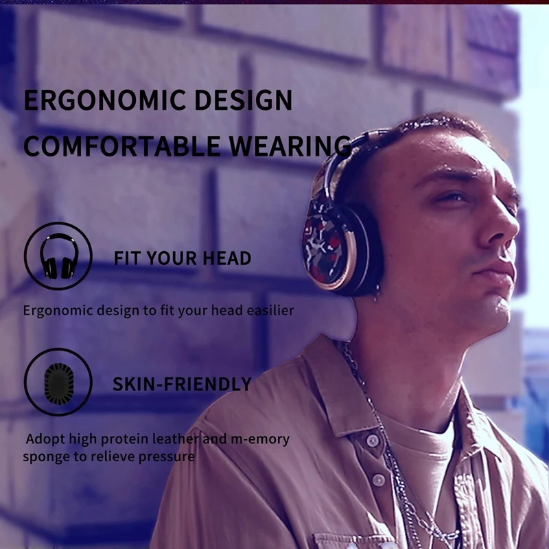 EL A1 Bluetooth наушники на головке сабвуфер ультра длительный режим ожидания