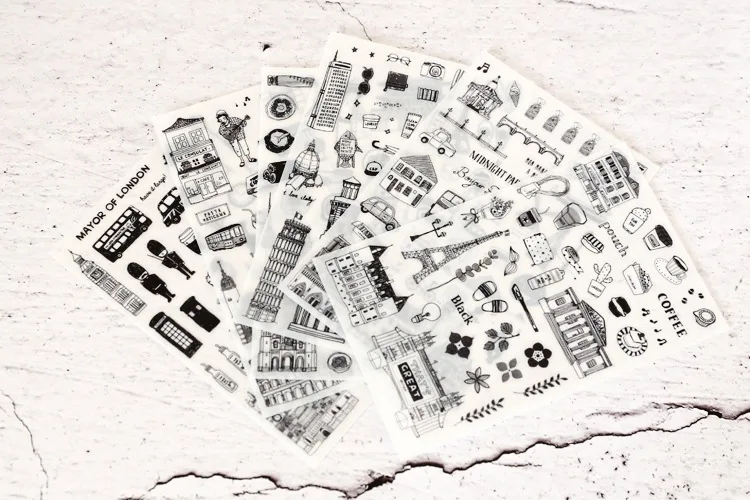 

6 шт., дневник-планировщик из ПВХ