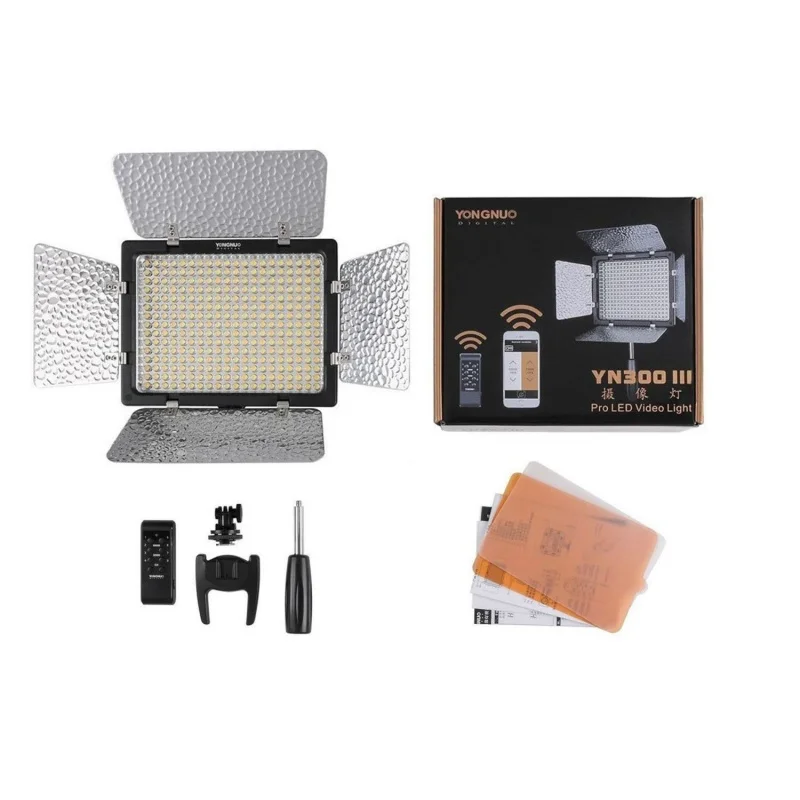 

YONGNUO YN - 300III YN 300 III 3200K - 5500K for Canon Nikon Olympus video camera shooting LED light