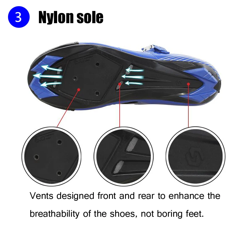 Мужская обувь для езды на велосипеде SIDEBIKE профессиональная износостойкая с