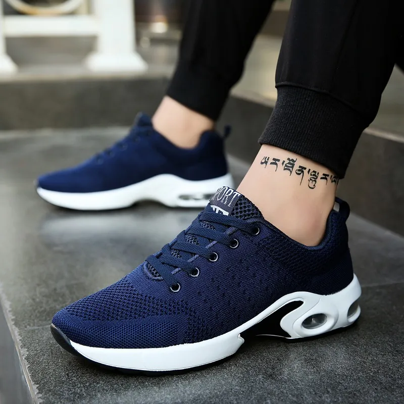 Мужская повседневная обувь кроссовки уличная спортивная для бега Homme модные