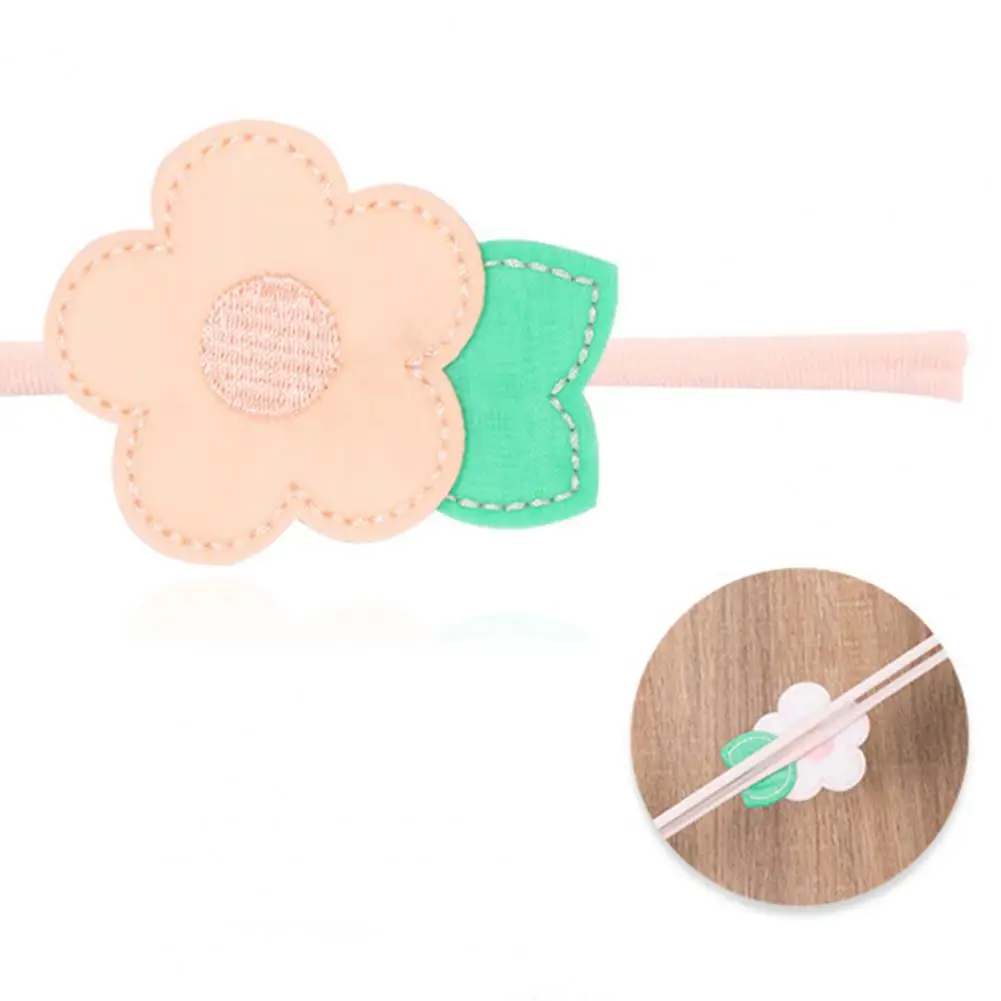 

Hair Band Floral Decoration All-matched Soft Toddlers Girls Bow Headband for Photography