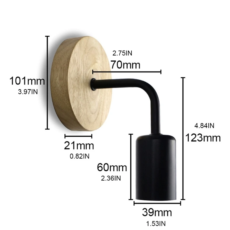 

Modern Minimalist Wall Lamp Nordic Bedside Wall Lamp Creative Living Room Wall Lamp Lighting Corridor Aisle Lamp