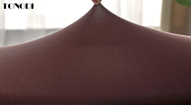 Блестящий эластичный чехол для дивана TONGDI супер мягкий элегантный универсальный