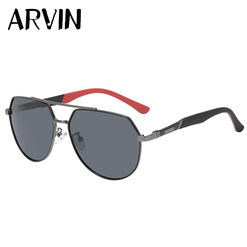 Классические поляризованные солнцезащитные очки HD с металлической оправой