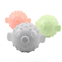 dog toys for small dogs squeak sound rubber football molar resistant bite interactive puppy cat training chihuahua fidget toys