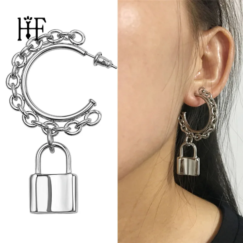 Модные Винтажные серьги серебряного цвета для женщин и мужчин 1 шт. подарок на