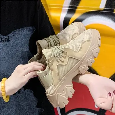 Белые весенние женские туфли на плоской подошве повседневные кроссовки