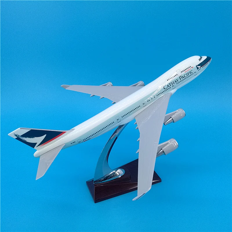 32 см самолеты Hong Kong CATHAY PACIFIC airways Boeing B747 игрушечные модели самолетов самолет литье