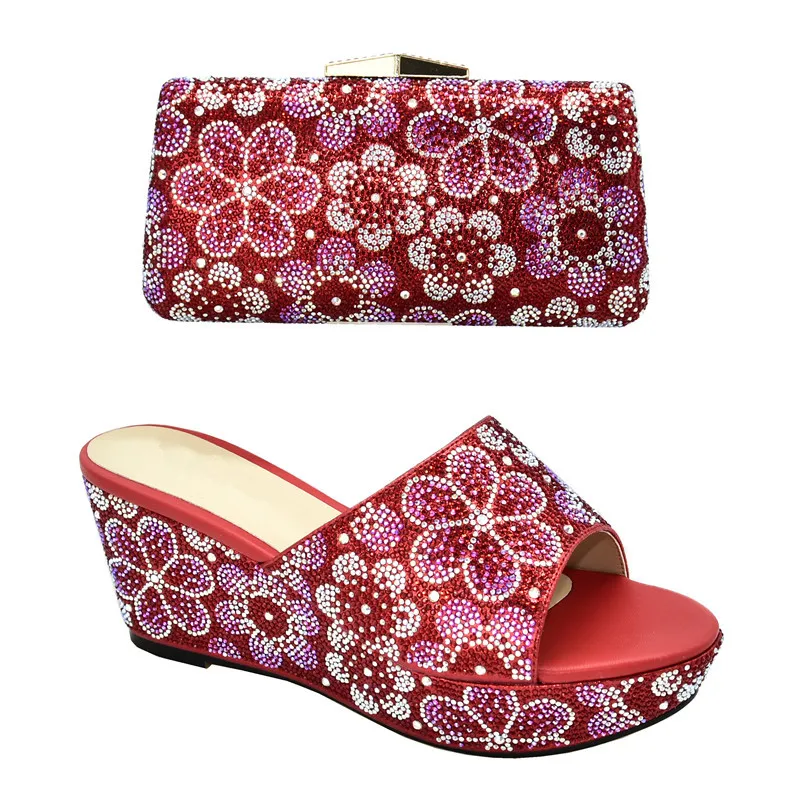 Итальянские женские свадебные туфли высокого качества в африканском стиле