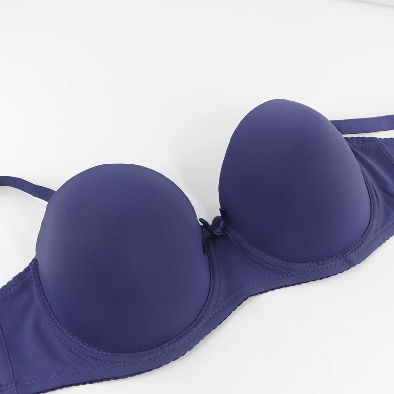 Beauwear женский сексуальный бюстгальтер бесшовное нижнее белье, топы на косточках бюстгальтер супер пуш-ап без бретелек Bh для платья большая чашка C D DD E