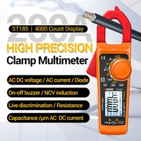 digital ac dc current multimeter clamp voltage resistance capacity test pliers smart electrical sensor voltmeter tool