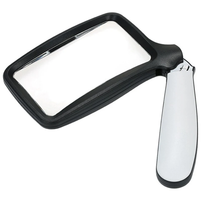 

5 LED Magnifying Glass Lights, 2 Modes, Dimmable, Foldable Reading Magnifier