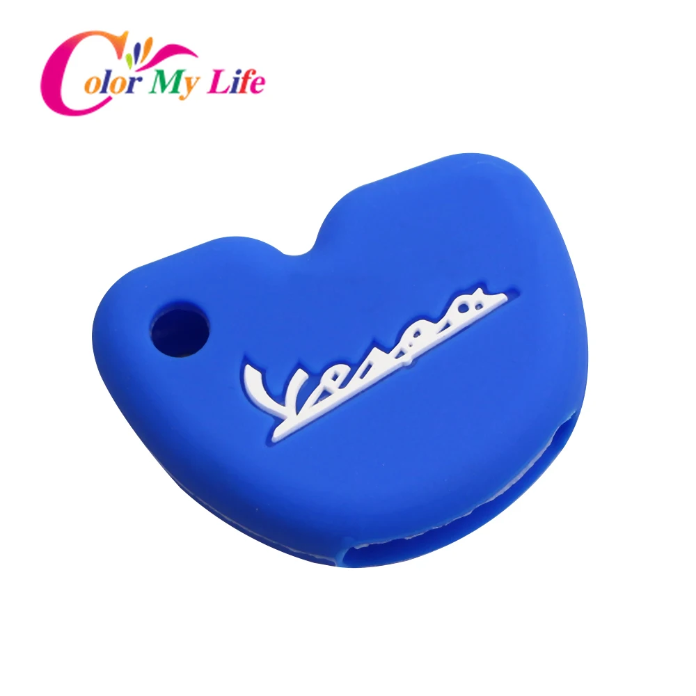 Силиконовый чехол для ключей от машины Защитные чехлы Vespa Enrico Piaggio GTS300 LX150 Fly 125 3vte