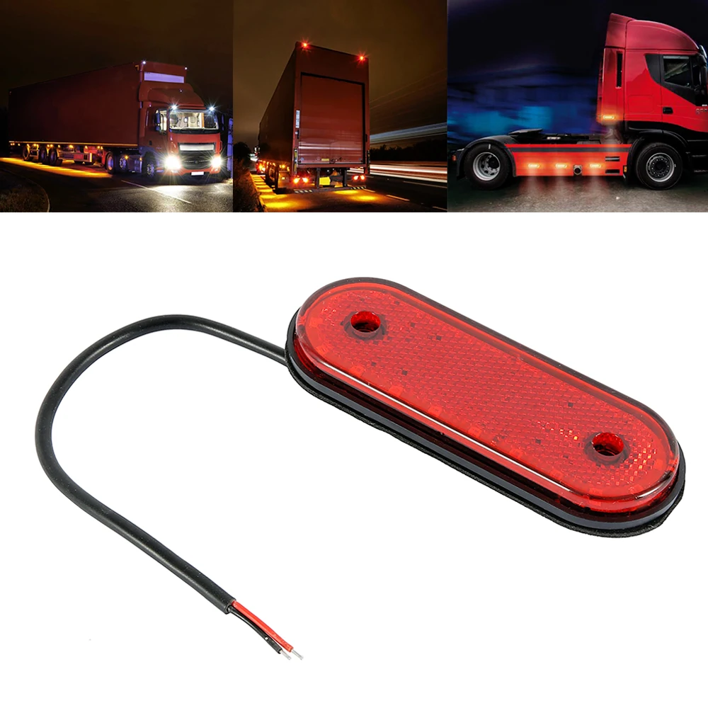 Светодиодный боковый маркер 1 шт. 24 В для прицепов и грузовиков пиратский караван