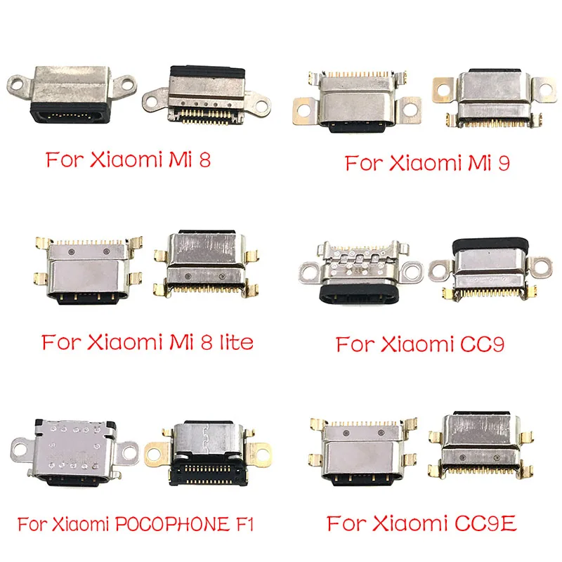 10 шт./лот разъем USB для зарядки Xiaomi Mi A1 A2 8 9 CC9E Max3 Mix 3 Redmi Note 7 Pro сменная деталь |