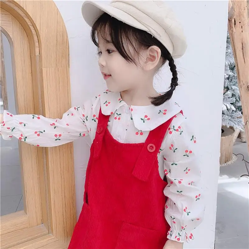 2019 г. одежда для маленьких девочек осенние детские юбки Милая вельветовый