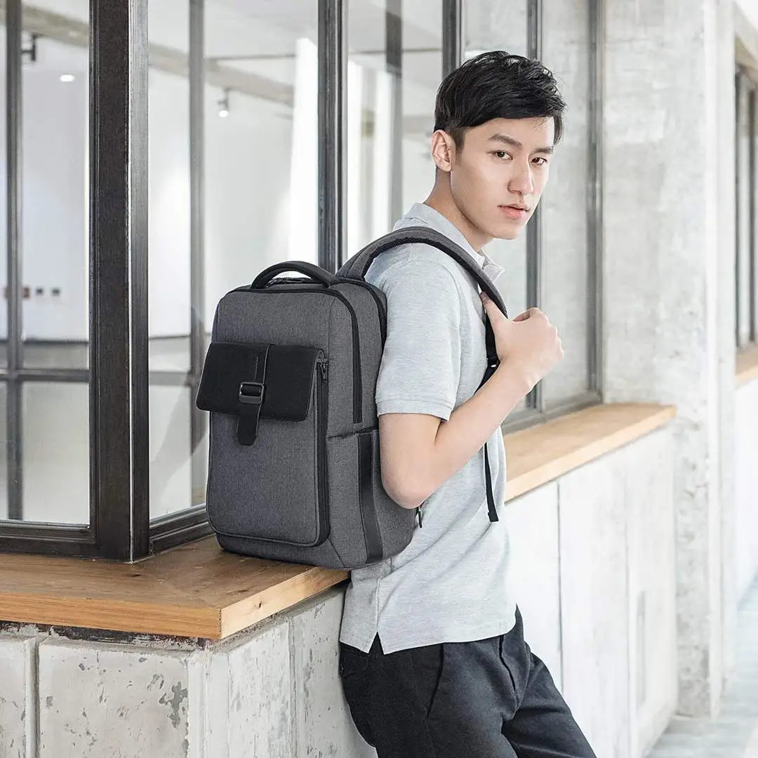 Mi модный мужской бизнес 15 6 дюймовый рюкзак для ноутбука водонепроницаемый