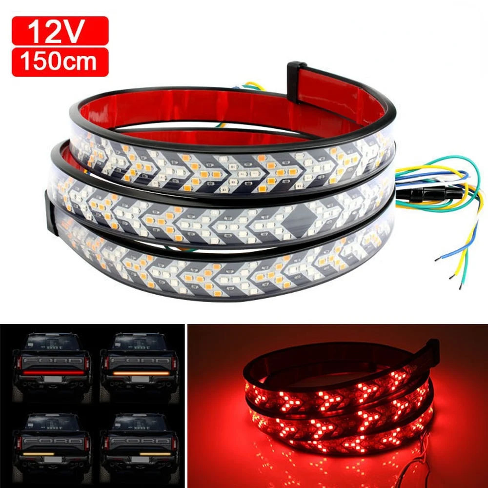 

48" / 60" Pickup Truck Gee Cue Signal Light Bar Fishbone Tail Light High Bright Turn Signal Brake Light Pickup Truck 1.5m
