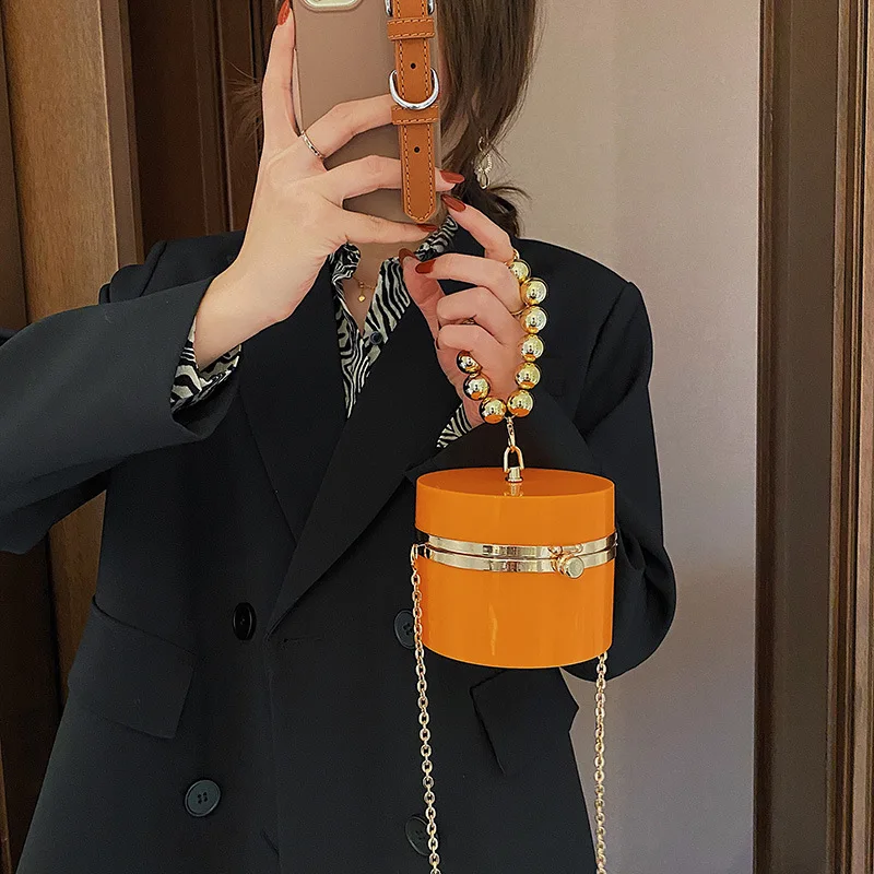 

New Ladies Messenger Bag Fashion Women Handbag Candy Color Acrylic Party Prom Evening Bag Casual Box Ridal Wedding Party Sweet
