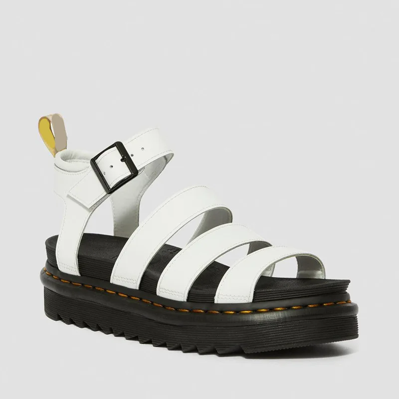 

Fashion Women's Martin Sandals Women's Blaire Platform Sandals Top Leather Martin Boots Women's Summer Slippers Zapatos De Mujer